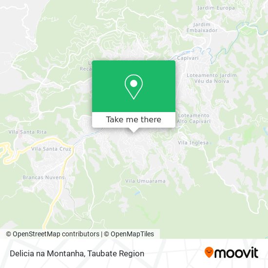 Delicia na Montanha map