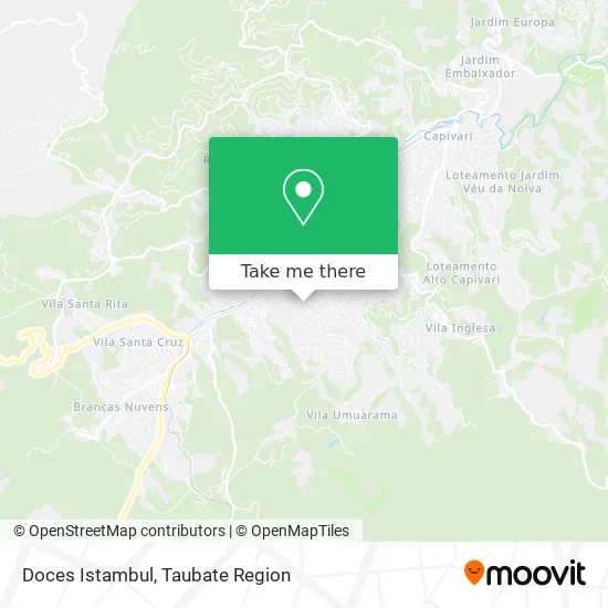 Doces Istambul map