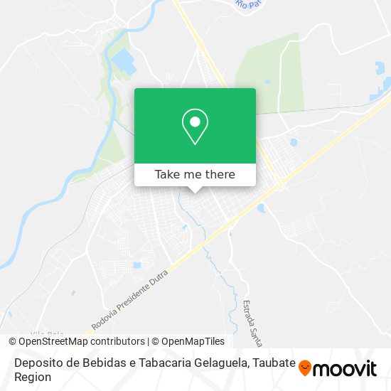 Mapa Deposito de Bebidas e Tabacaria Gelaguela