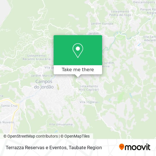 Terrazza Reservas e Eventos map