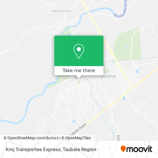 Kmj Transportes Express map
