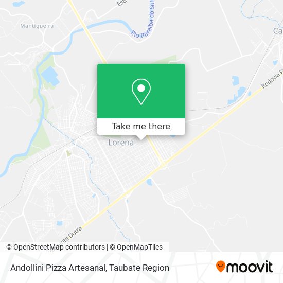 Mapa Andollini Pizza Artesanal