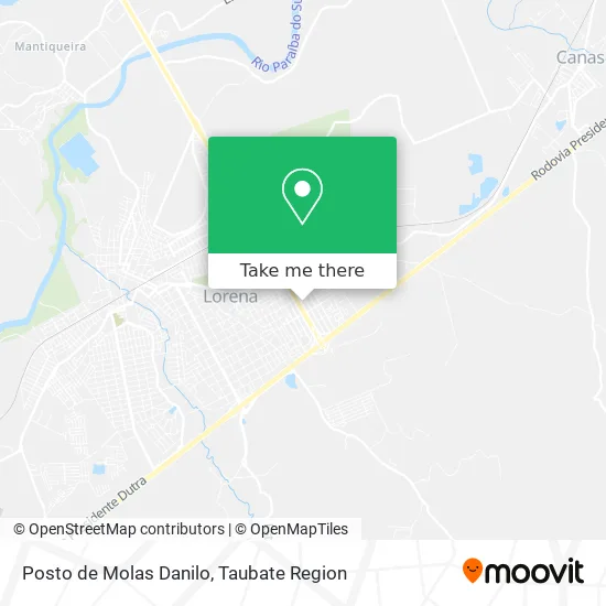 Posto de Molas Danilo map