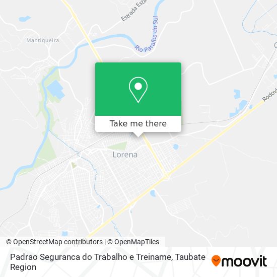 Padrao Seguranca do Trabalho e Treiname map