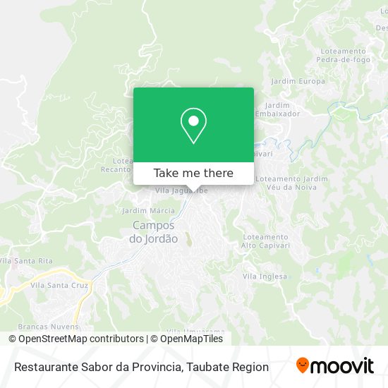 Restaurante Sabor da Provincia map
