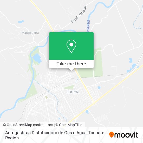 Aerogasbras Distribuidora de Gas e Agua map