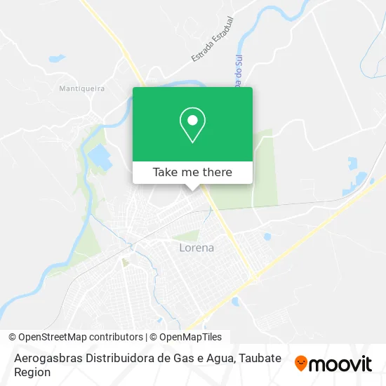 Aerogasbras Distribuidora de Gas e Agua map