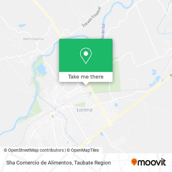 Sha Comercio de Alimentos map