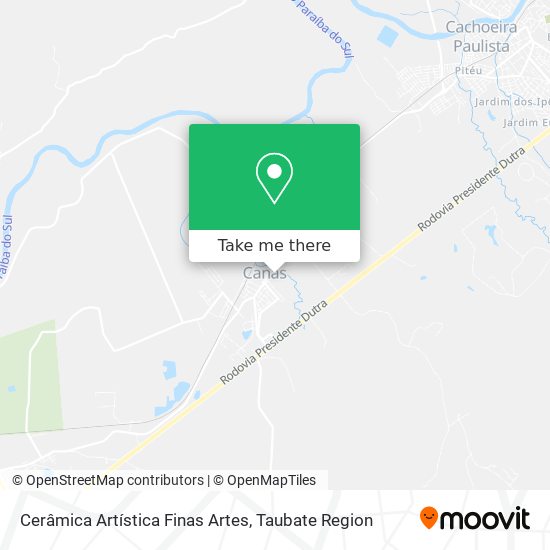 Cerâmica Artística Finas Artes map