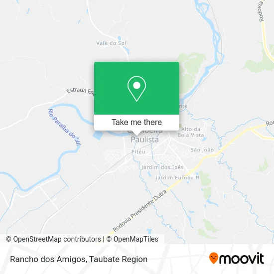 Rancho dos Amigos map