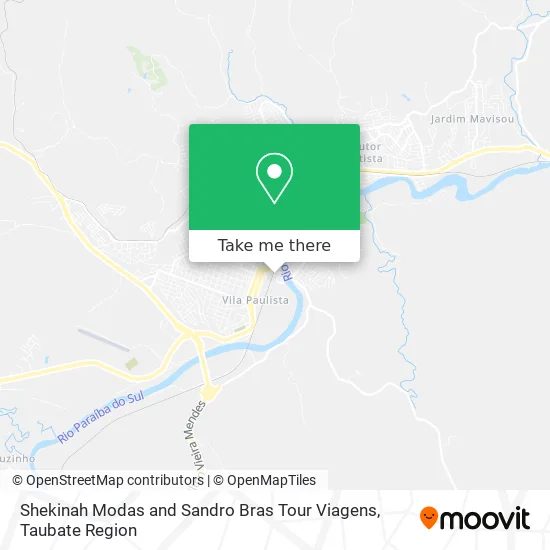 Shekinah Modas and Sandro Bras Tour Viagens map