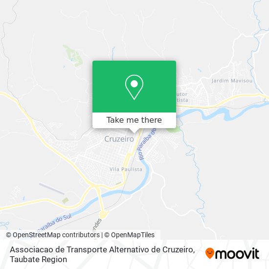 Associacao de Transporte Alternativo de Cruzeiro map