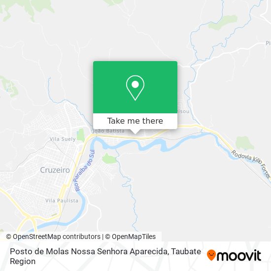 Posto de Molas Nossa Senhora Aparecida map