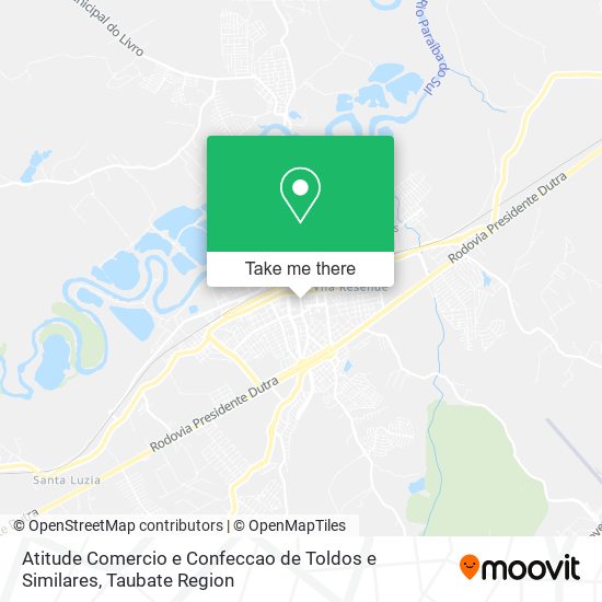 Atitude Comercio e Confeccao de Toldos e Similares map