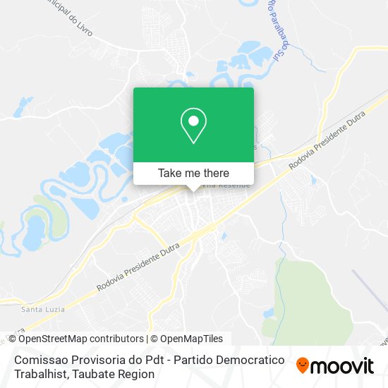 Mapa Comissao Provisoria do Pdt - Partido Democratico Trabalhist