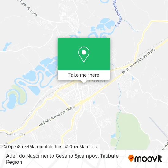 Adeli do Nascimento Cesario Sjcampos map