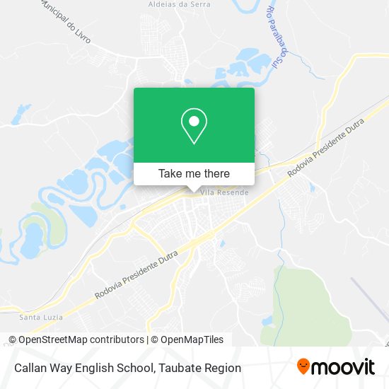 Mapa Callan Way English School