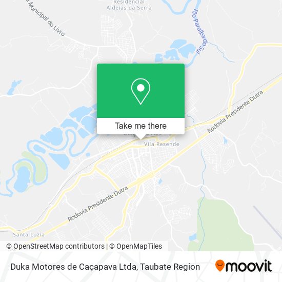 Duka Motores de Caçapava Ltda map