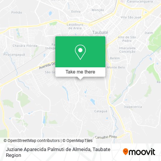 Juziane Aparecida Palmuti de Almeida map