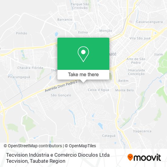 Tecvision Indústria e Comércio Dioculos Ltda Tecvision map