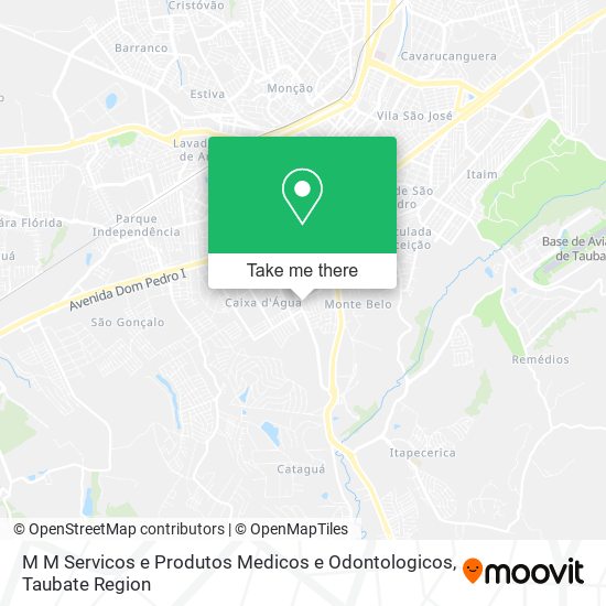 M M Servicos e Produtos Medicos e Odontologicos map