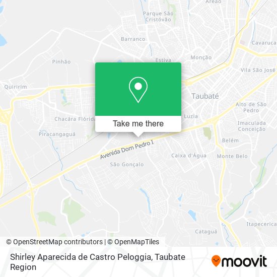 Shirley Aparecida de Castro Peloggia map