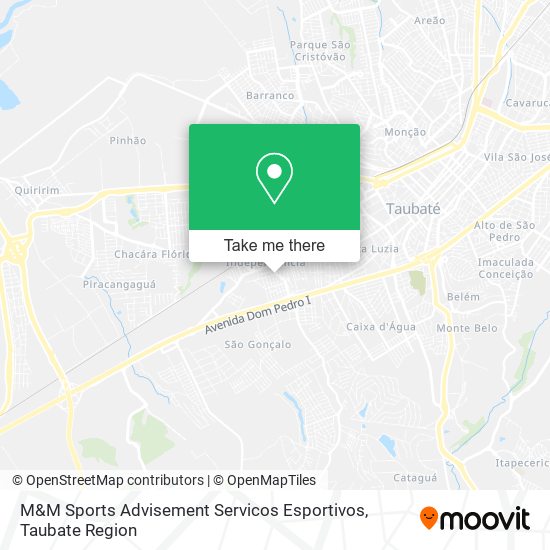 Mapa M&M Sports Advisement Servicos Esportivos