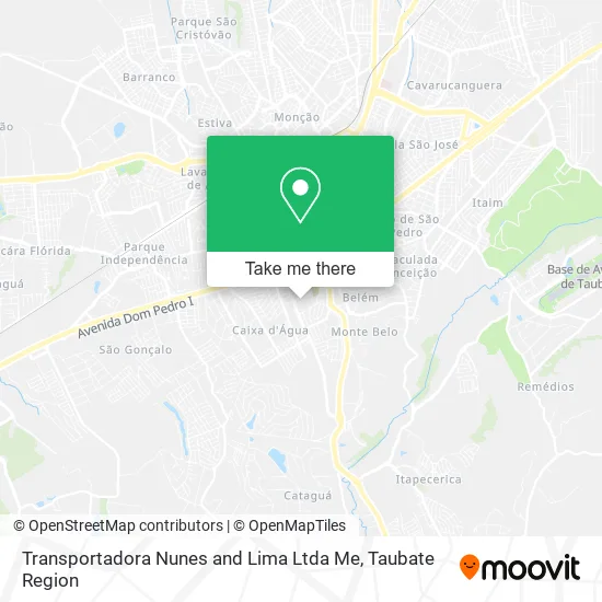 Transportadora Nunes and Lima Ltda Me map