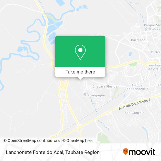 Lanchonete Fonte do Acai map