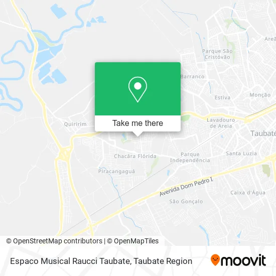 Espaco Musical Raucci Taubate map