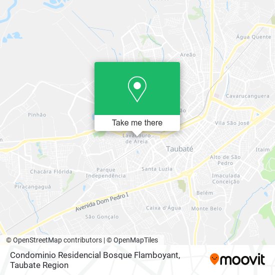 Condominio Residencial Bosque Flamboyant map