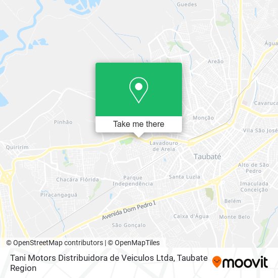 Tani Motors Distribuidora de Veiculos Ltda map