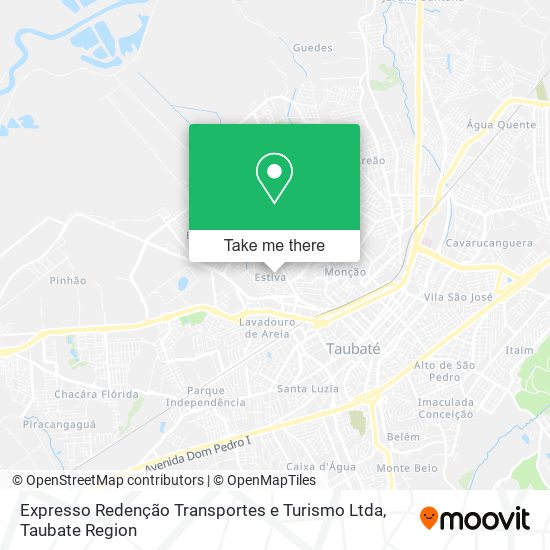 Expresso Redenção Transportes e Turismo Ltda map