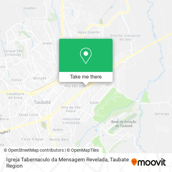 Igreja Tabernaculo da Mensagem Revelada map