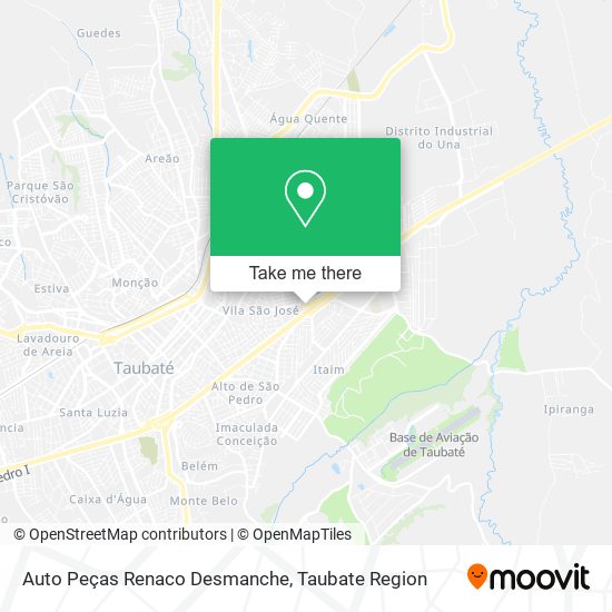 Auto Peças Renaco Desmanche map
