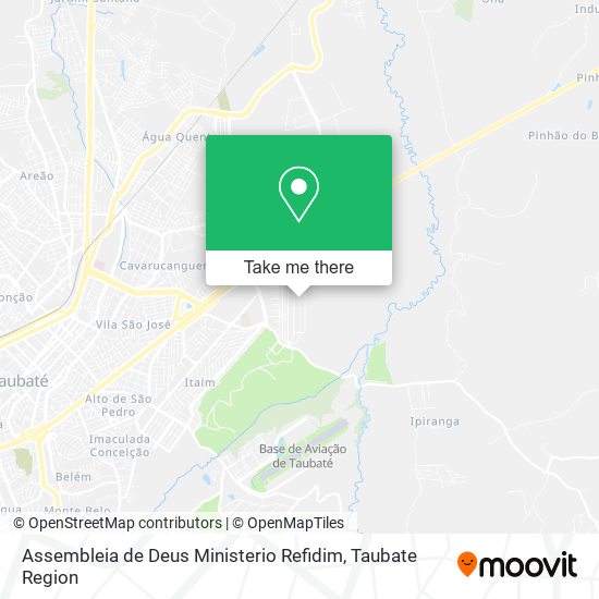 Assembleia de Deus Ministerio Refidim map