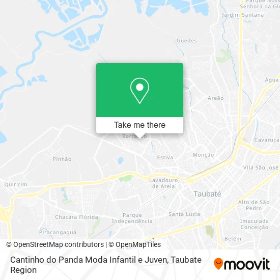 Cantinho do Panda Moda Infantil e Juven map