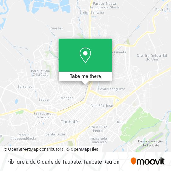 Pib Igreja da Cidade de Taubate map