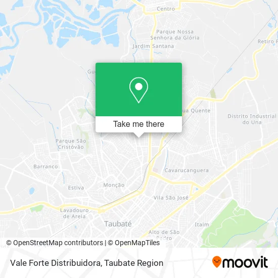 Vale Forte Distribuidora map