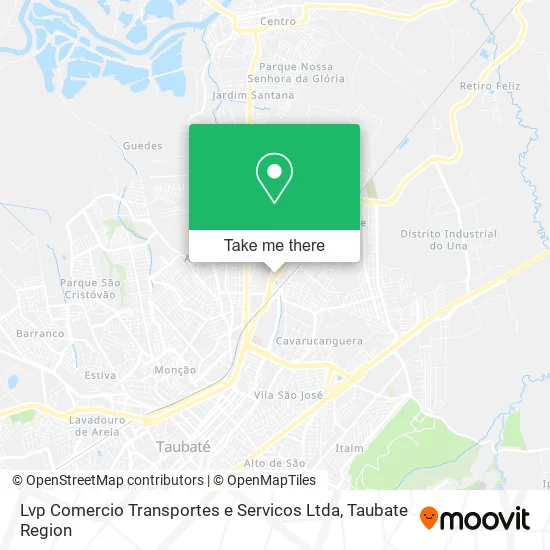 Lvp Comercio Transportes e Servicos Ltda map