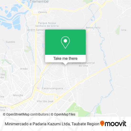 Minimercado e Padaria Kazumi Ltda map