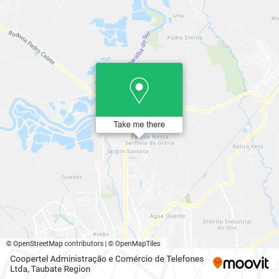 Coopertel Administração e Comércio de Telefones Ltda map