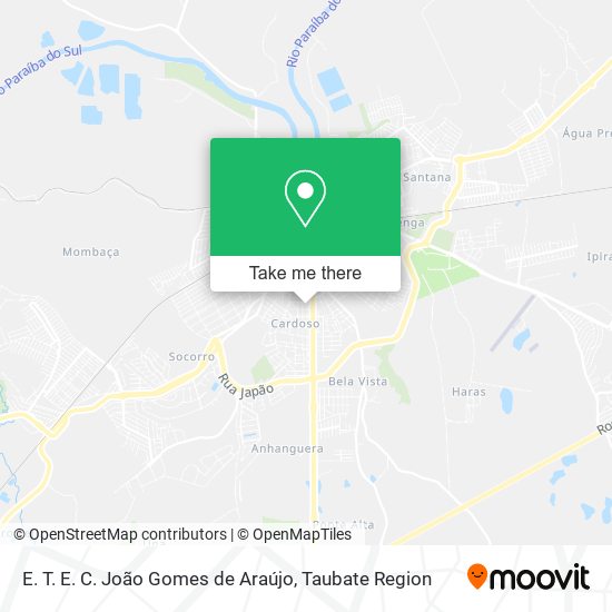 E. T. E. C. João Gomes de Araújo map