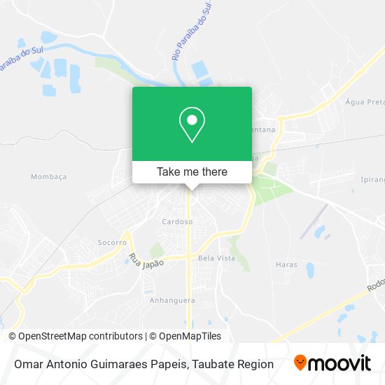 Omar Antonio Guimaraes Papeis map