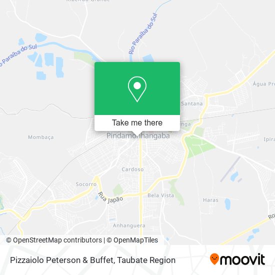 Mapa Pizzaiolo Peterson & Buffet