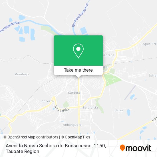 Mapa Avenida Nossa Senhora do Bonsucesso, 1150