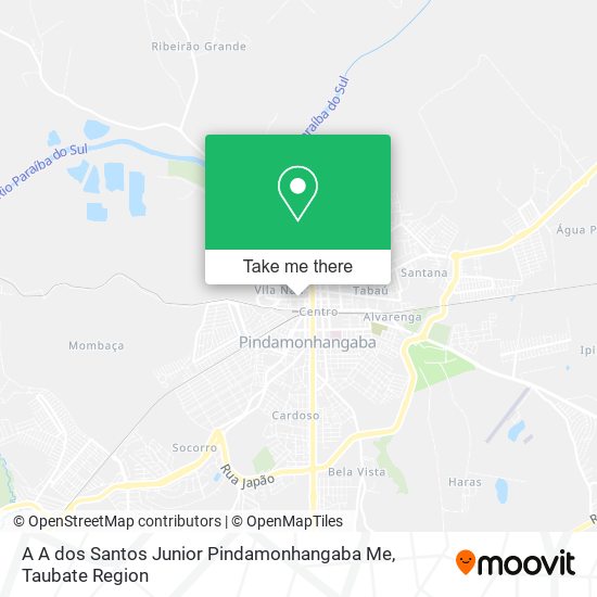 A A dos Santos Junior Pindamonhangaba Me map