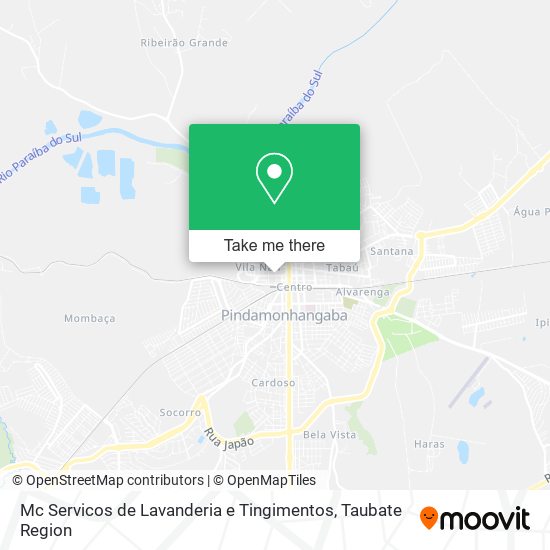 Mapa Mc Servicos de Lavanderia e Tingimentos