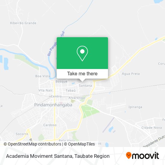Academia Moviment Santana map