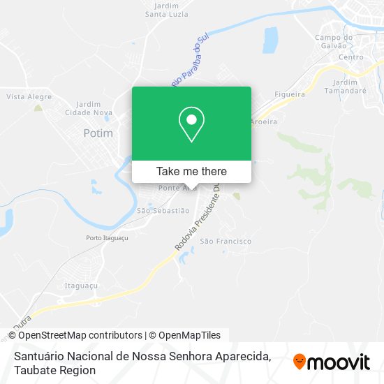 Santuário Nacional de Nossa Senhora Aparecida map